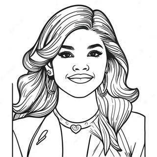 Zendaya Coloring Page 26383-21183