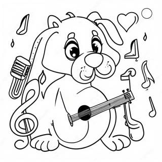 Canticos Musical Animals Coloring Page 26404-21200