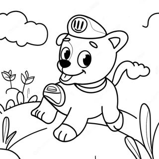 Exciting Go Dog Go Adventure Coloring Page 26414-21212