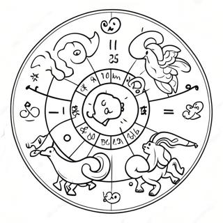 Zodiac Signs Coloring Page 2641-2152