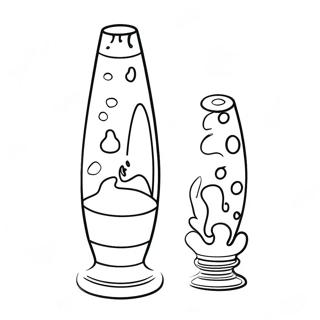 Colorful Lava Lamp Coloring Page 26423-21215