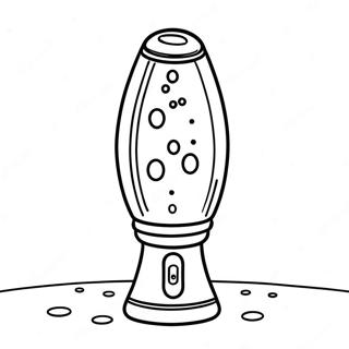 Retro Lava Lamp Coloring Page 26424-21219