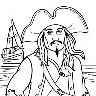 Pirates Of The Caribbean Coloring Page 26443-21226