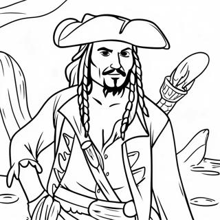 Pirates Of The Caribbean Coloring Page 26443-21227