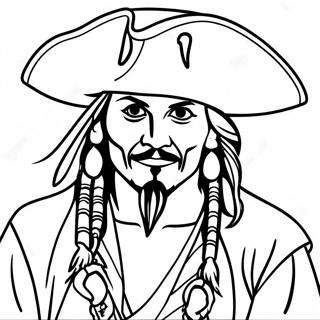 Captain Jack Sparrow In Action Coloring Page 26444-21229