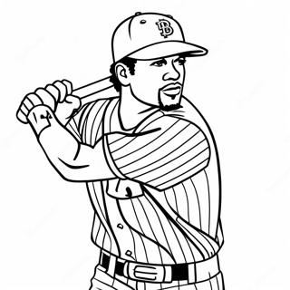 Fernando Tatis Jr Action Pose Coloring Page 26453-21236