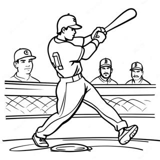 Fernando Tatis Jr Swinging Bat Coloring Page 26454-21237