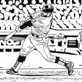 Fernando Tatis Jr Swinging Bat Coloring Page 26454-21238