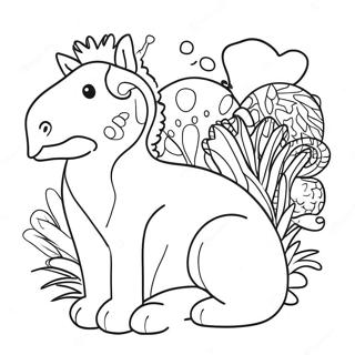 Colorful Animal Themed Coloring Page 26464-21242