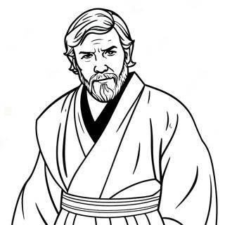 Obi Wan Kenobi Coloring Page 26493-21266