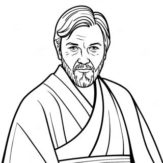 Obi Wan Kenobi Coloring Page 26493-21268