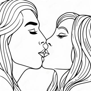 Kiss Coloring Page 26513-21282