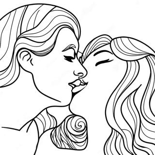 Kiss Coloring Page 26513-21283