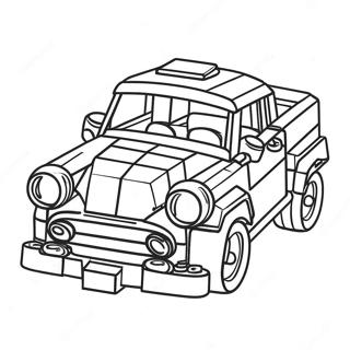 Lego Car Coloring Page 26523-21285