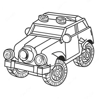 Lego Car Coloring Page 26523-21286