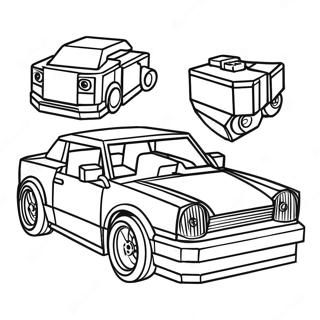 Lego Car Coloring Page 26523-21288