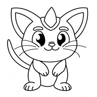 Meowth Pokemon Coloring Page 26553-21314