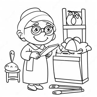 Bluey Grannies Coloring Page 2656-2160