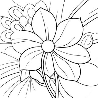 Georgia O Keeffe Flower Still Life Coloring Page 26573-21331