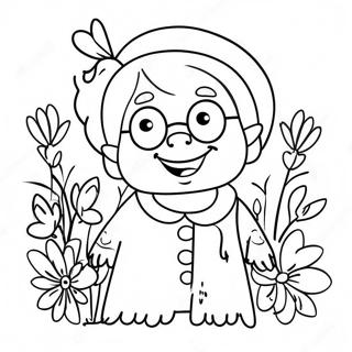 Funny Bluey Grannies Coloring Page 2657-2164