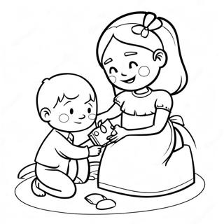 Big Sister Coloring Pages