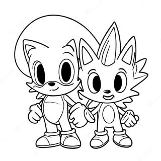 Cream Sonic Coloring Page 26623-21367