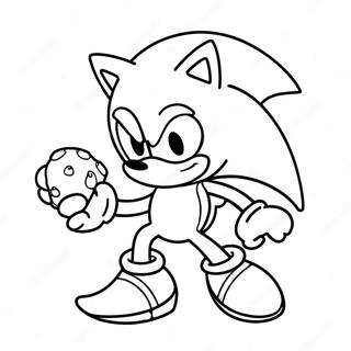 Adventurous Cream Sonic Coloring Page 26624-21373