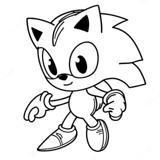 Adventurous Cream Sonic Coloring Page 26624-21374