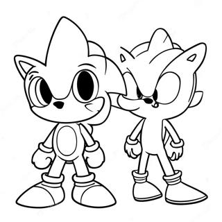 Adventurous Cream Sonic Coloring Page 26624-21376