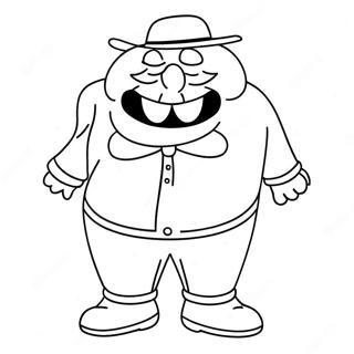 Stan Smith In Funny Costume Coloring Page 26664-21406