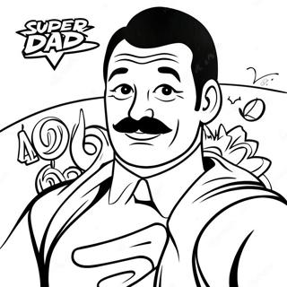 Super Dad Coloring Page 26693-21424