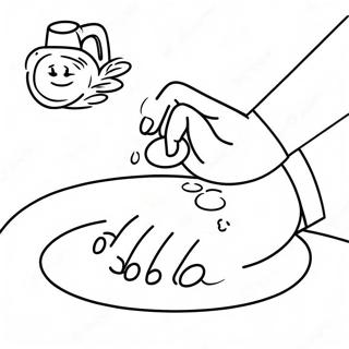 Hand Washing Fun Coloring Page 26713-21442