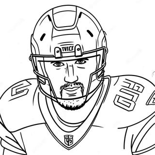 Travis Kelce Coloring Page 26743-21466