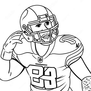 Travis Kelce Coloring Page 26743-21467