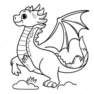 Majestic Cat Dragon Soaring In The Sky Coloring Page 26754-21477