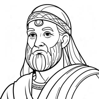 Moses Coloring Page 2676-2184