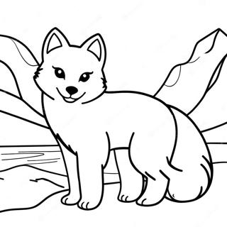 Arctic Fox Coloring Page 26793-21508