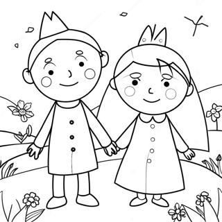 Ben And Holly Coloring Pages