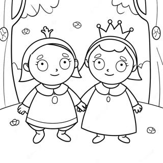 Ben And Holly Coloring Page 26813-21523