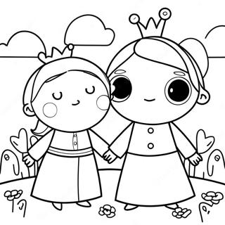 Ben And Holly Coloring Page 26813-21524