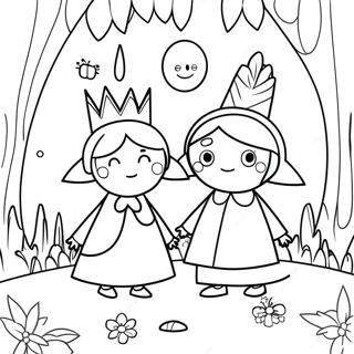 Ben And Holly Magical Adventure Coloring Page 26814-21529