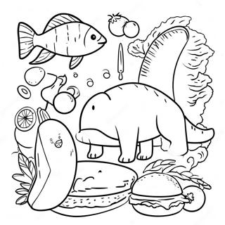 Food Chain Coloring Page 26823-21525