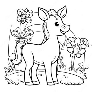 Detailed Farm Animals Coloring Page 26834-21548