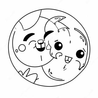 Sun And Moon Fnaf Coloring Page 26853-21554