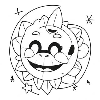 Sun And Moon Fnaf Coloring Page 26853-21556