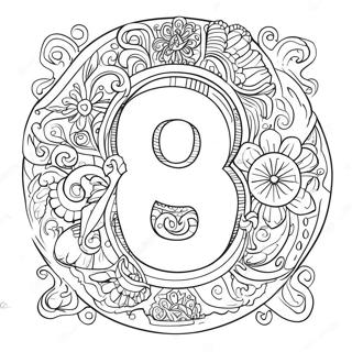 Number 9 Coloring Pages