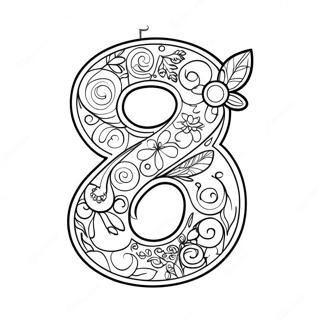 Playful Number 9 Coloring Page 26864-21565