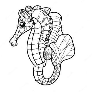 Seahorse Coloring Page 2686-2189