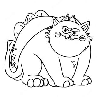 Monster Catnap Coloring Page 26873-21571