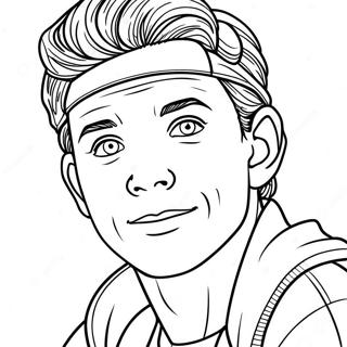 Tom Holland Coloring Page 26903-21593